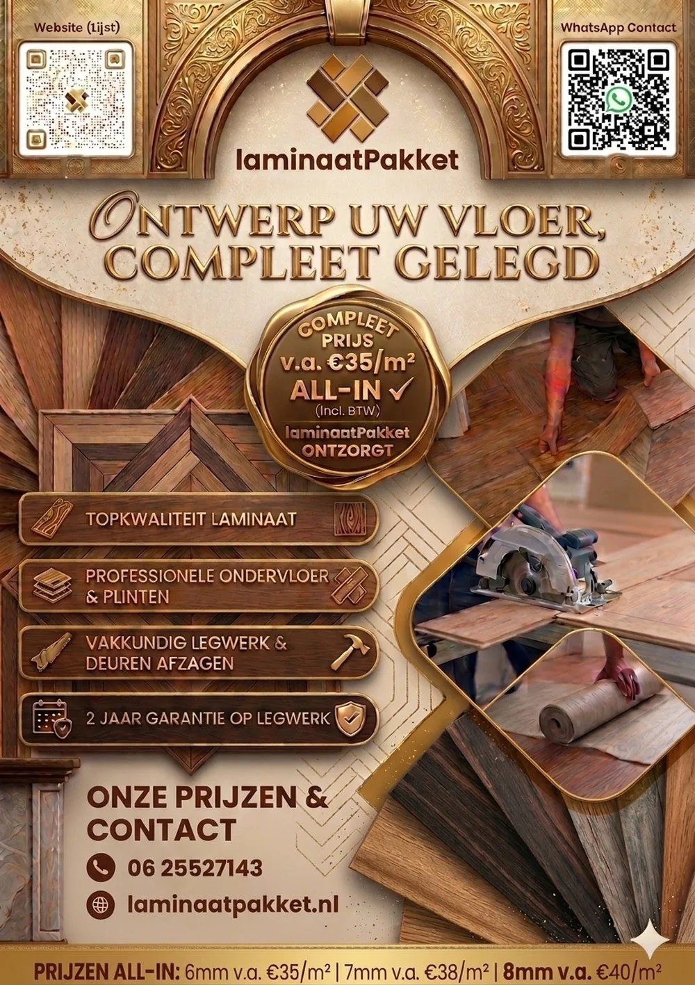 LaminaatPakket actie-flyer
